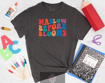 T-shirt aux couleurs douces et confortables : Maslow avant l'éclosion, hiérarchie de Maslow