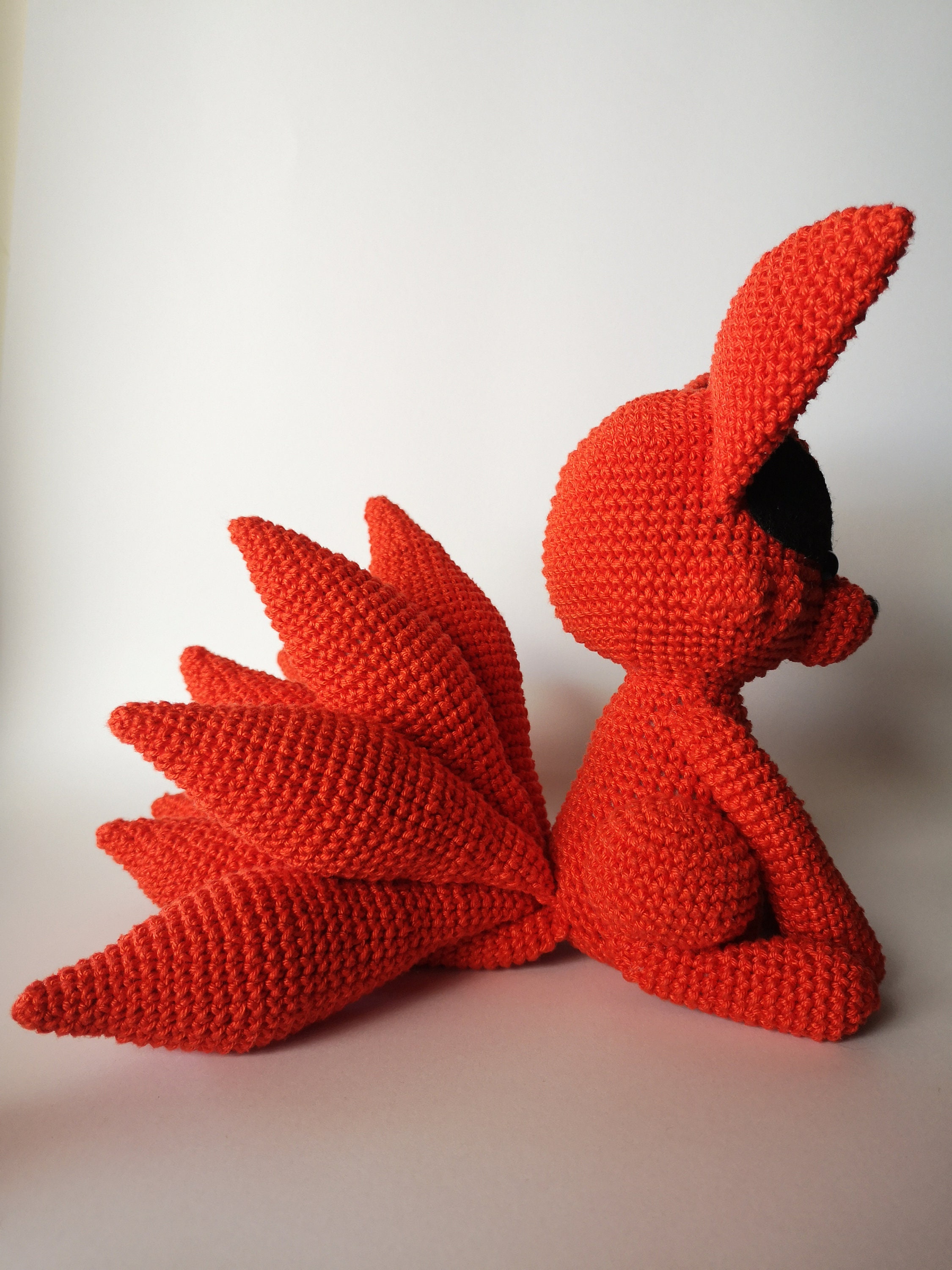 Kitsune Nine Tales Fox Amigurumi PDF Crochet Pattern by Etsy