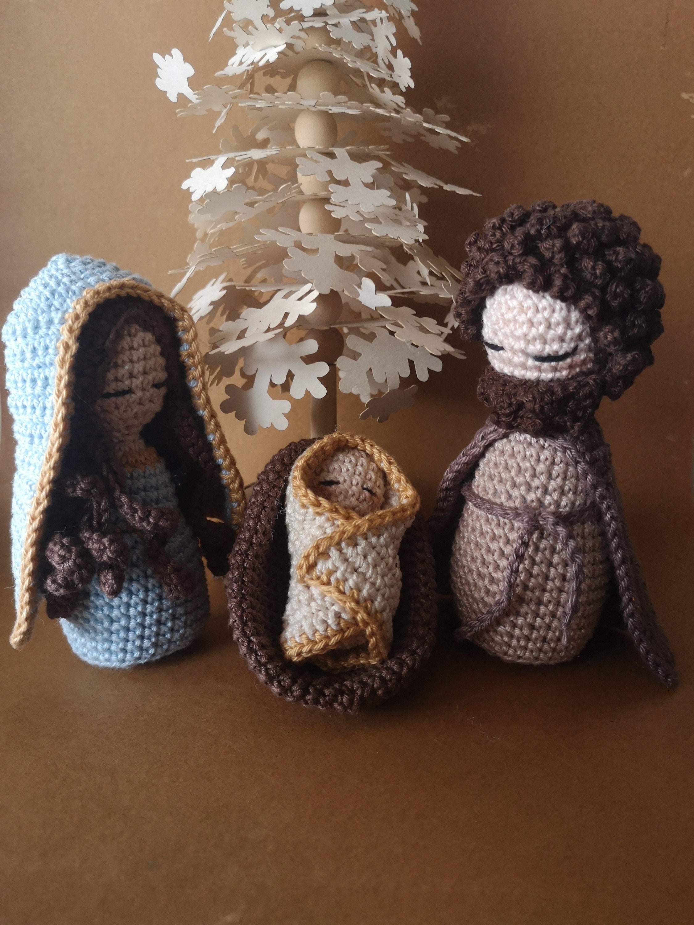 Nativity Amigurumi - PDF Crochet Pattern by Lepelote [EN] - Etsy