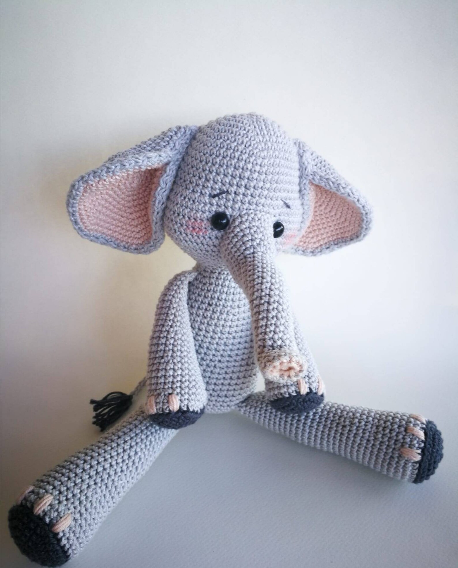 Nanni the Elephant Amigurumi Crochet Pattern by Lepelote EN - Etsy