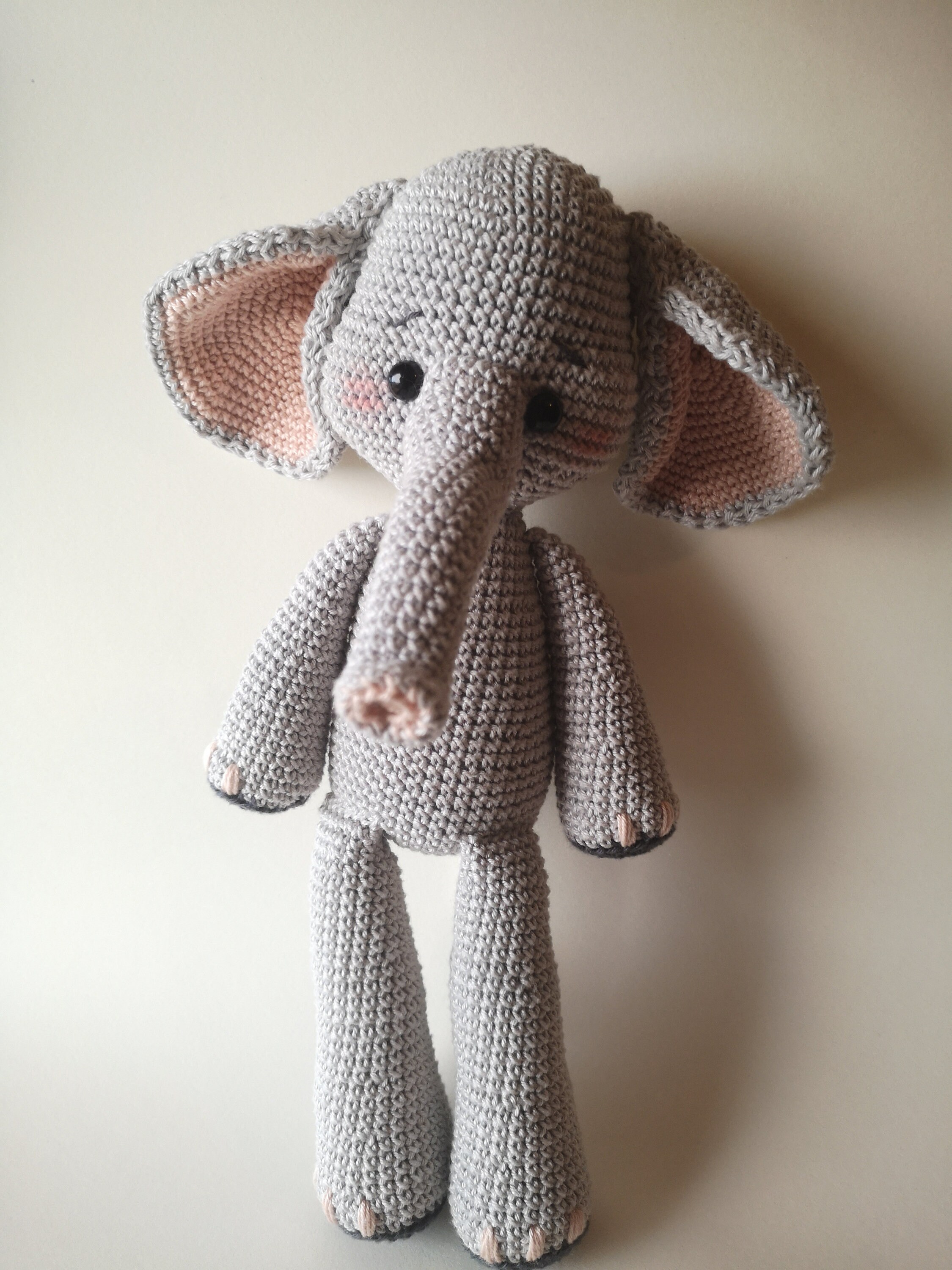 Nanni the Elephant Amigurumi Crochet Pattern by Lepelote EN - Etsy