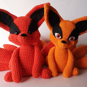 Kitsune, nine tales fox amigurumi - PDF crochet pattern by Lepelote [English]