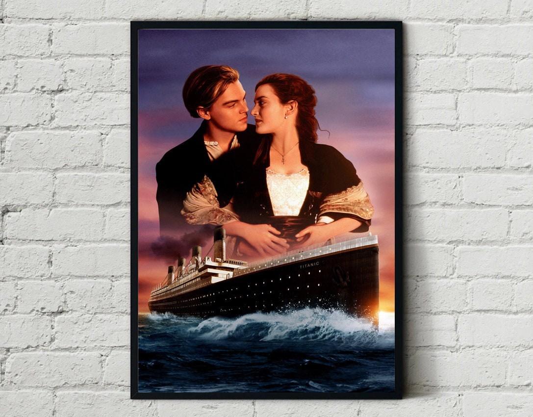 Titanic 1997 Artwork Cover Movi E HD ART Poster - Etsy