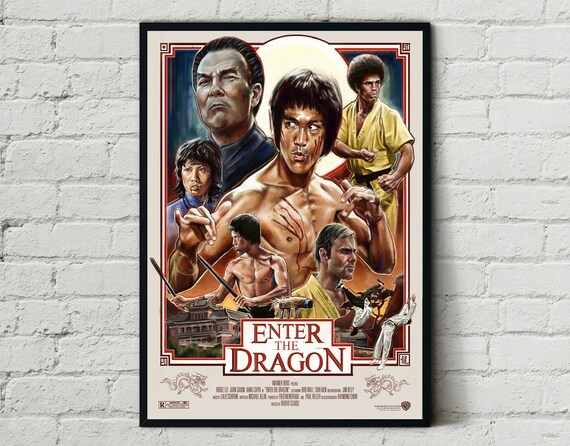 Enter the Dragon Bruce Lee Classic Kung Fu HD Movi E Poster - Etsy Israel
