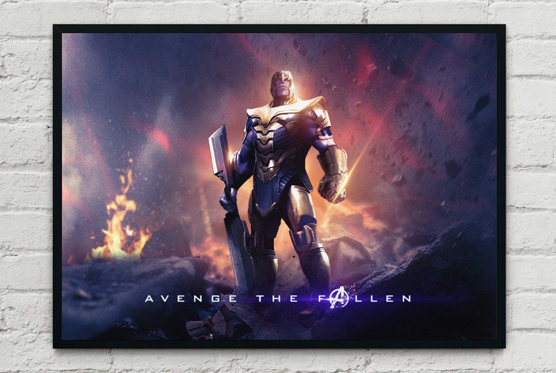 Thanos the Mad Titan Avengers Endgame Artwork Poster - Etsy New Zealand Thanos the Mad Titan Avengers Endgame Artwork Poster - Etsy New Zealand