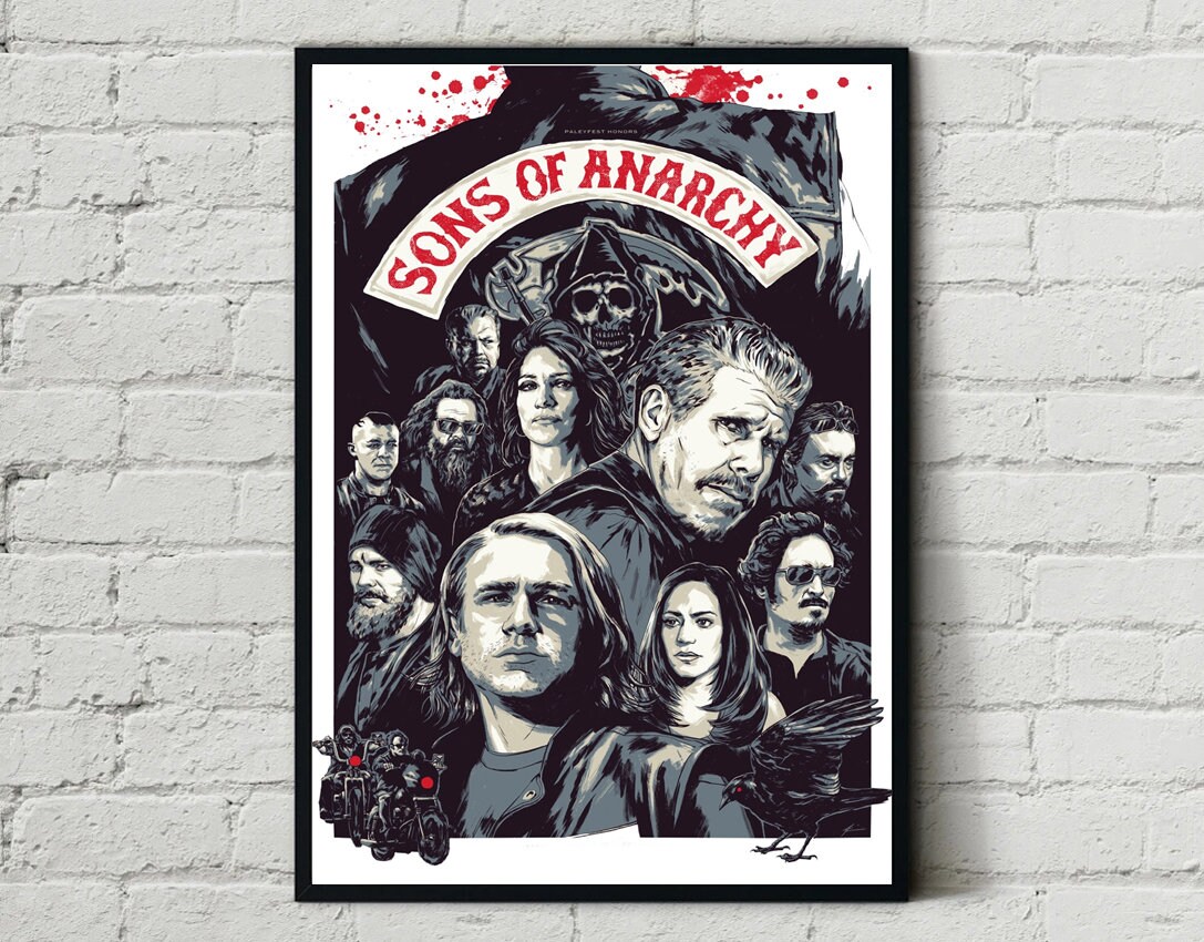Sons of Anarchy tv Series Show Minimal Artw HD Poster - Etsy