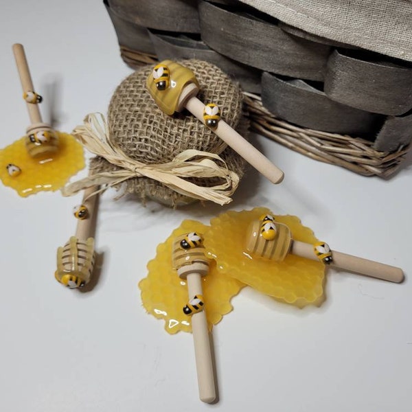 Fake honey dipper, Faux honey, Fake bake honey perfect for tiered tray and kitchen decor or cute gifts!