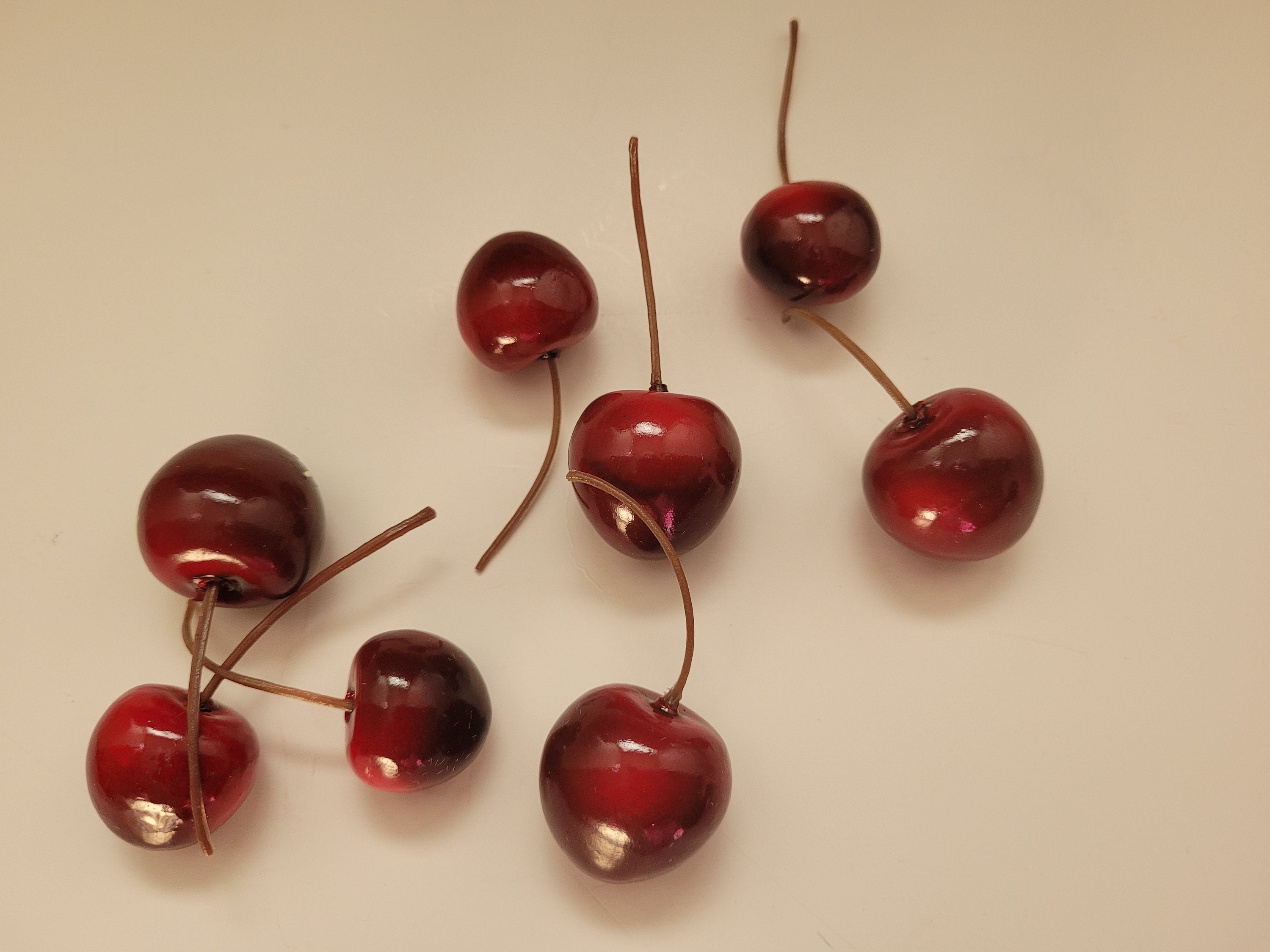 Fake Cherries Great for Faux Ice Cream and Cupcake Projects Etsy