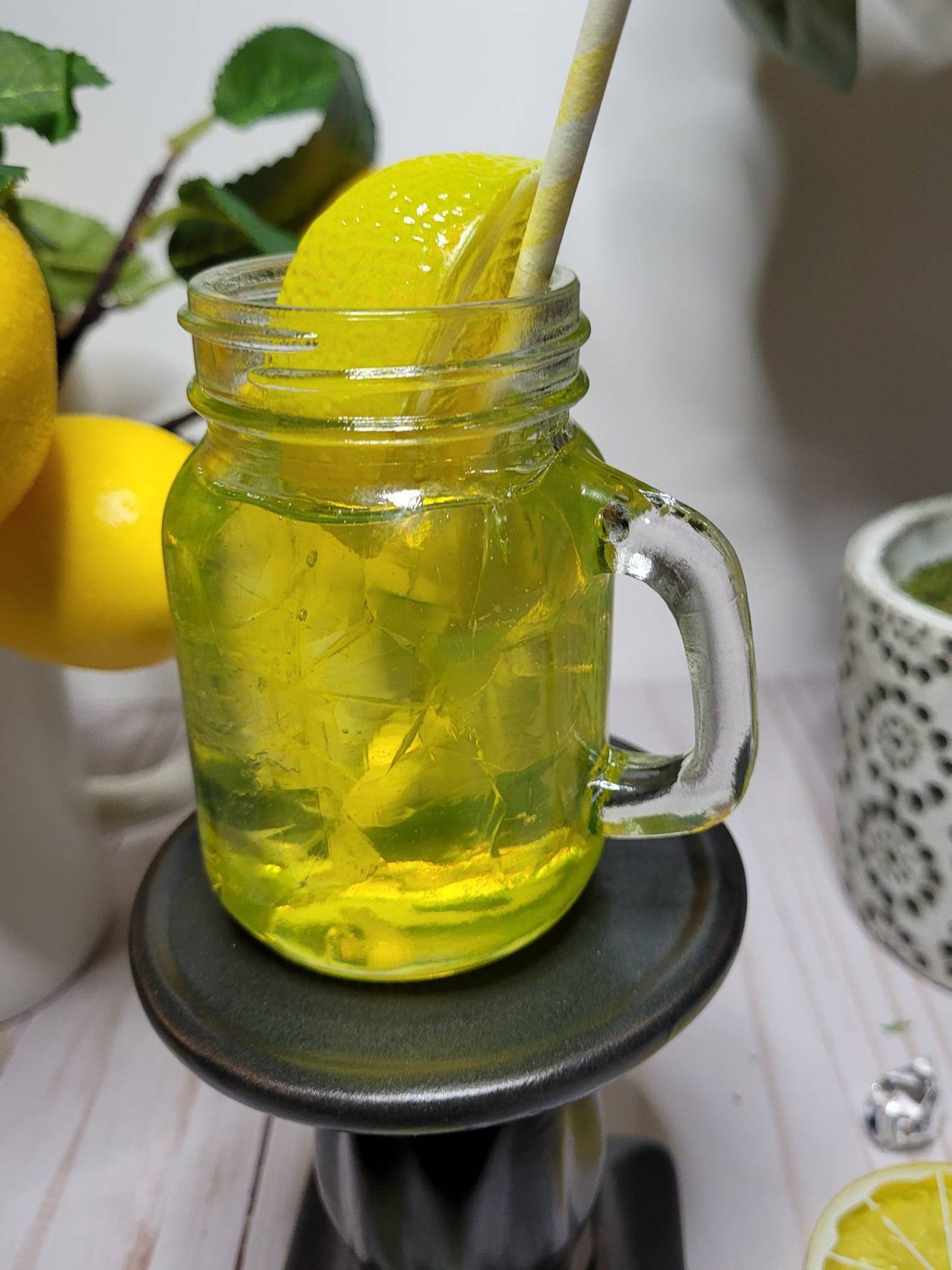 Faux Lemonade Tiered Tray Fake Lemonade Fake Mini Drinks Etsy