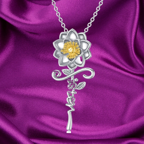 Lotus Necklace for Sister 925 Sterling Silver Always My Sister Forever My  Friend Pendant Gifts from Sister Jewelry for Women