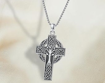 Celtic Knot Necklace 925 Sterling Silver Pendant Necklace Celtic Knot Necklace Jewelry Necklace Pendant Necklace Pendant