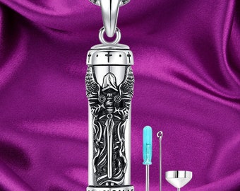 Collana Urna per Cenerie, Collane Di Urna D'Argento Ciondolo Gufo
