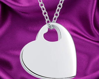 Urn Pendant Necklace 925 Sterling Silver Keepsake Memorial Heart Cremation Jewelry for Women