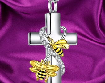 Urn Necklaces for Ashes 925 Sterling Silver Urn Necklace for Women, Cremation Jewelry for Ashes for Human, Memorial Ash Pendant Keepsake