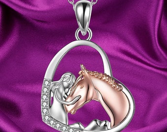 Collana Con Ciondolo Cavallo In Argento 925 – Gioiello In Scatola Regalo Per Donne E Ragazze - 3