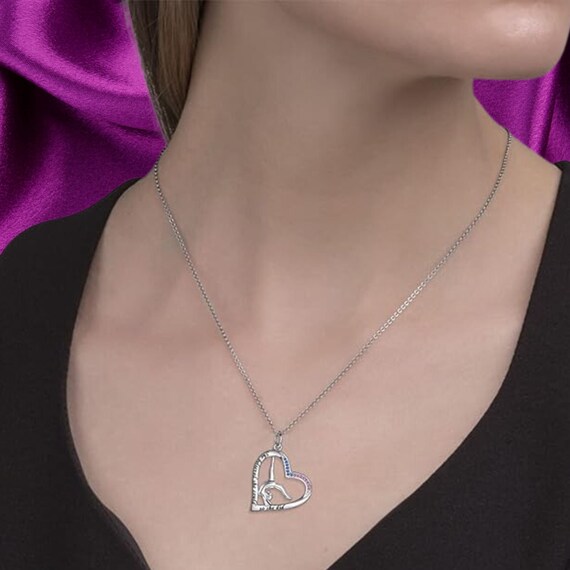 YFN Catena di Turmalina Nera in Argento Sterling con Ciondolo a Rosa, Gioielli, Regali per Donne, Uomini, Madre, Figlia, Padre, Normal, Argento sterling, Nessuna pietra preziosa