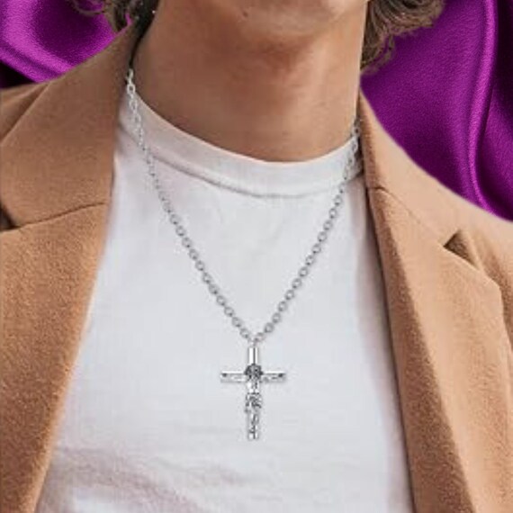 Collana Urna Per Ceneri San Cristoforo – Argento 925 – Gioiello Commemorativo Unisex - Foto 3