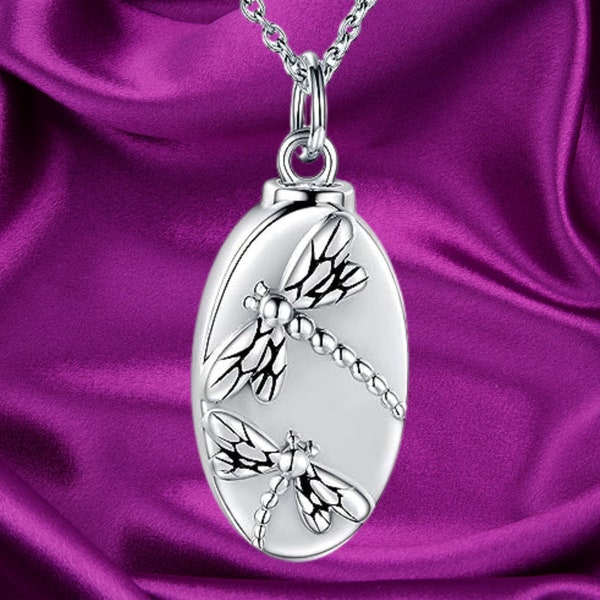 Dragonfly Cremation Jewelry Etsy