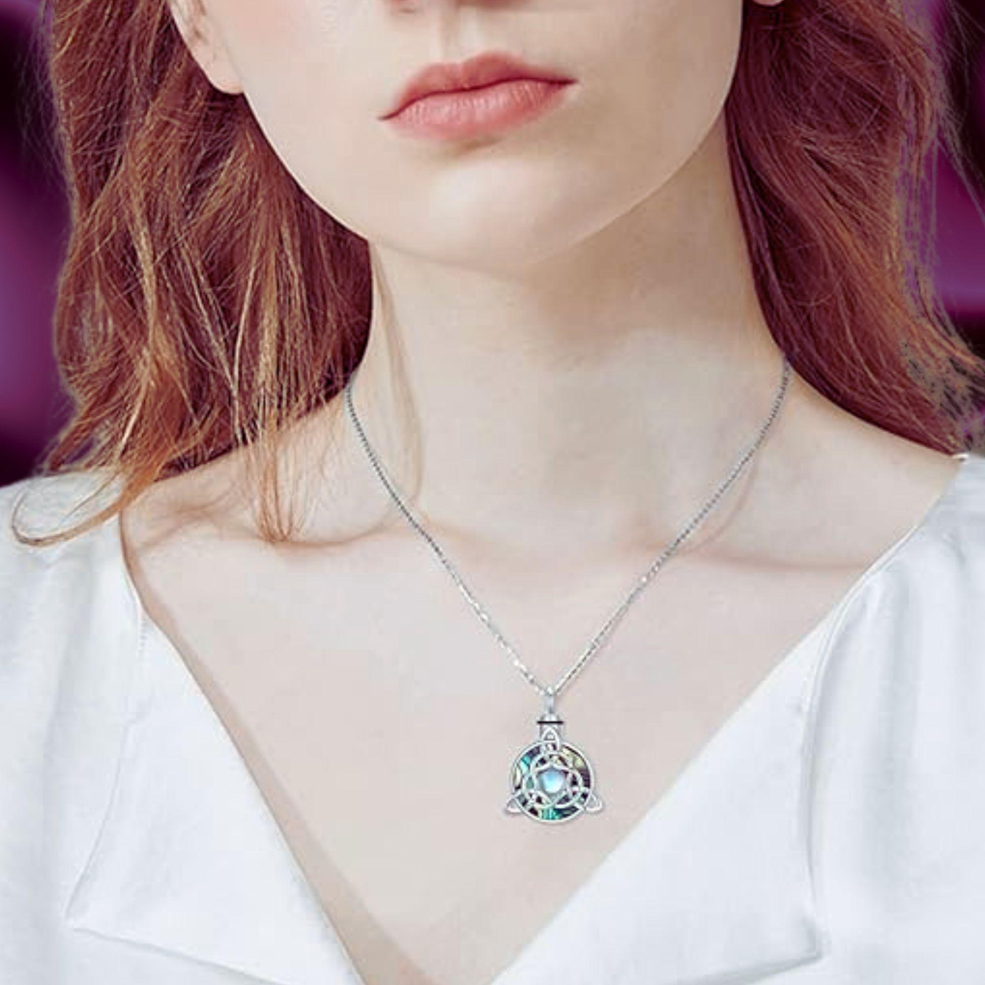 Collares De Urna Con Círculo De Vida Para Cenizas Para Mujer | Meses
