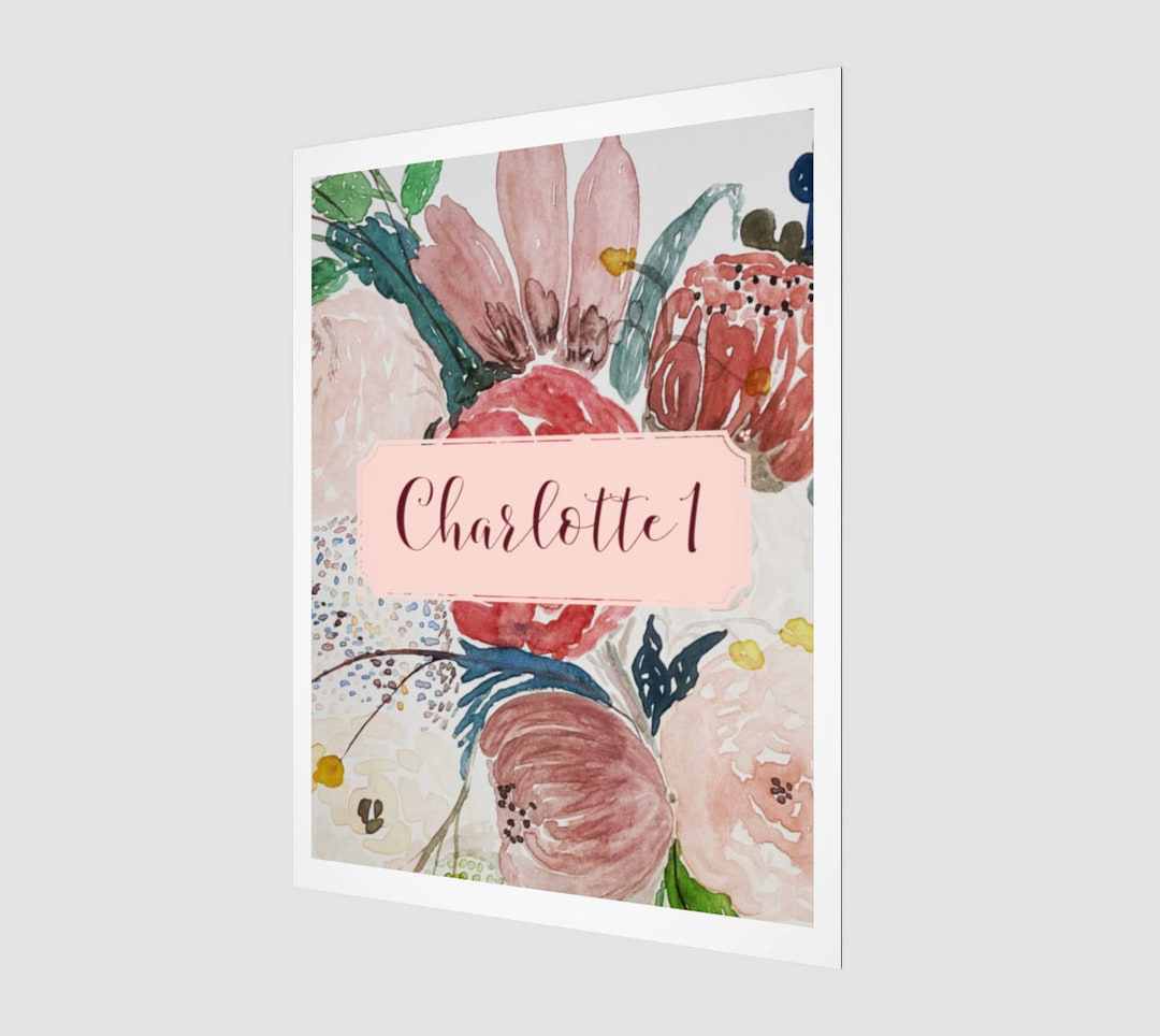 Custom Calligraphy Wall Art Personalized Digital Art on Etsy