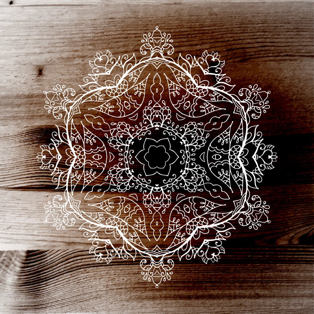 Mandala svg files for cricut design Coloring book pdf | Etsy