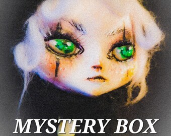 MYSTERY BOX, ooak Handmade Custom Dolls by Doll Artist, Creepy Doll Horror Gift and Decor, Original Character Design Art Dolls