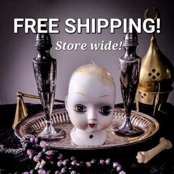 FREE SHIPPING! Vintage Items, Antiques, Pagan/Wiccan supplies, OOAK art toys, oh my!