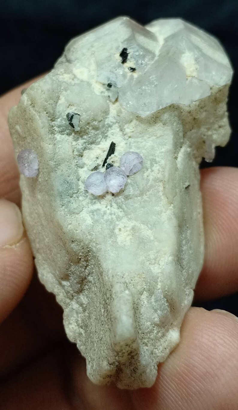 A amazing specimen of micro Fluorite crystals on matrix with quartz and mica 34 grams