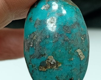 Turquoise with Pyrite Cabochon 17.5 grams