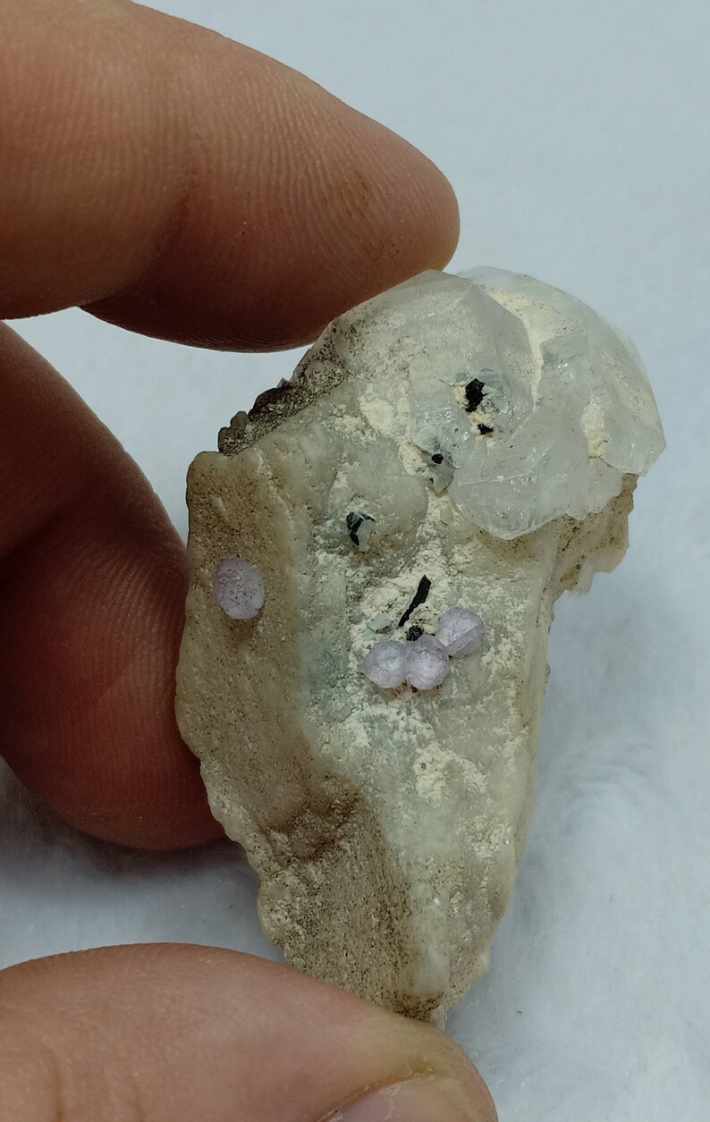 A amazing specimen of micro Fluorite crystals on matrix with quartz and mica 34 grams