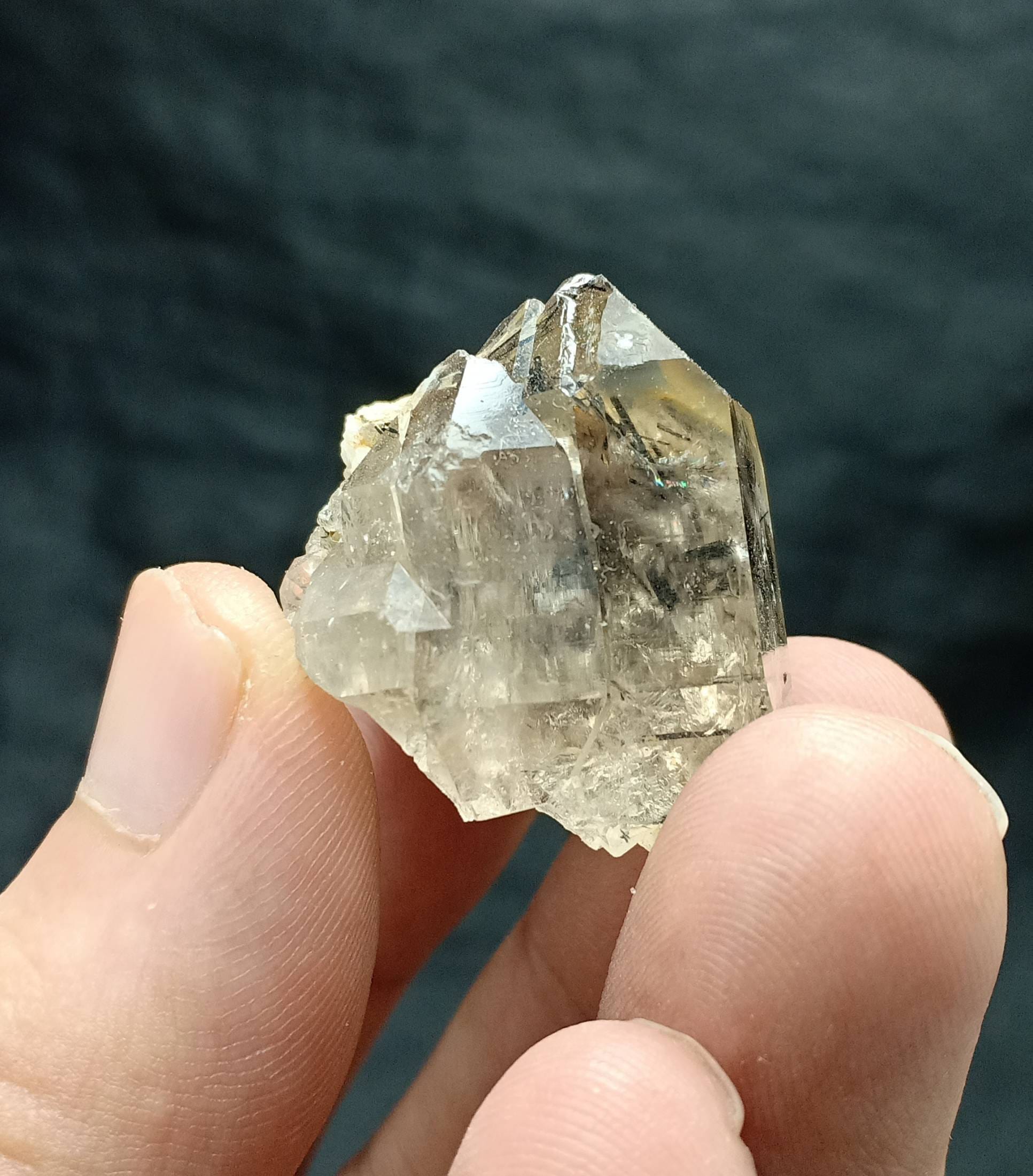 Comprenait Aegirine comprenait des cristaux de quartz à double - Etsy France