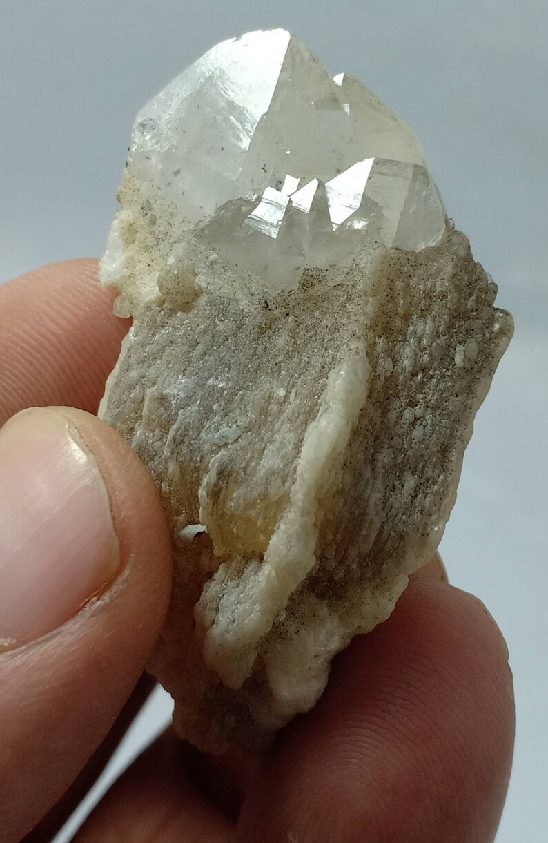A amazing specimen of micro Fluorite crystals on matrix with quartz and mica 34 grams