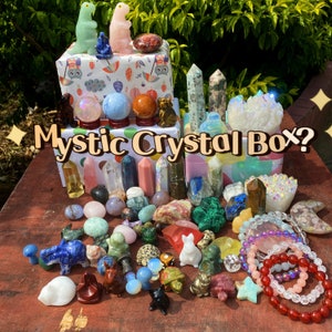 Crystal Mystery Box: Crystal Towers, Crystal Carvings, Spheres, Specimens, Raws, Tumbles, Bracelets and More Supriese!