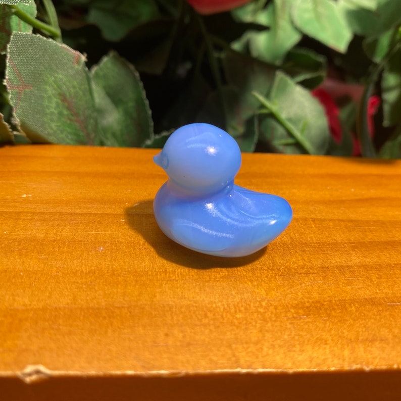 Mini Crystal Duck Hand Carved Gemstone Duck Decor Crystal Etsy
