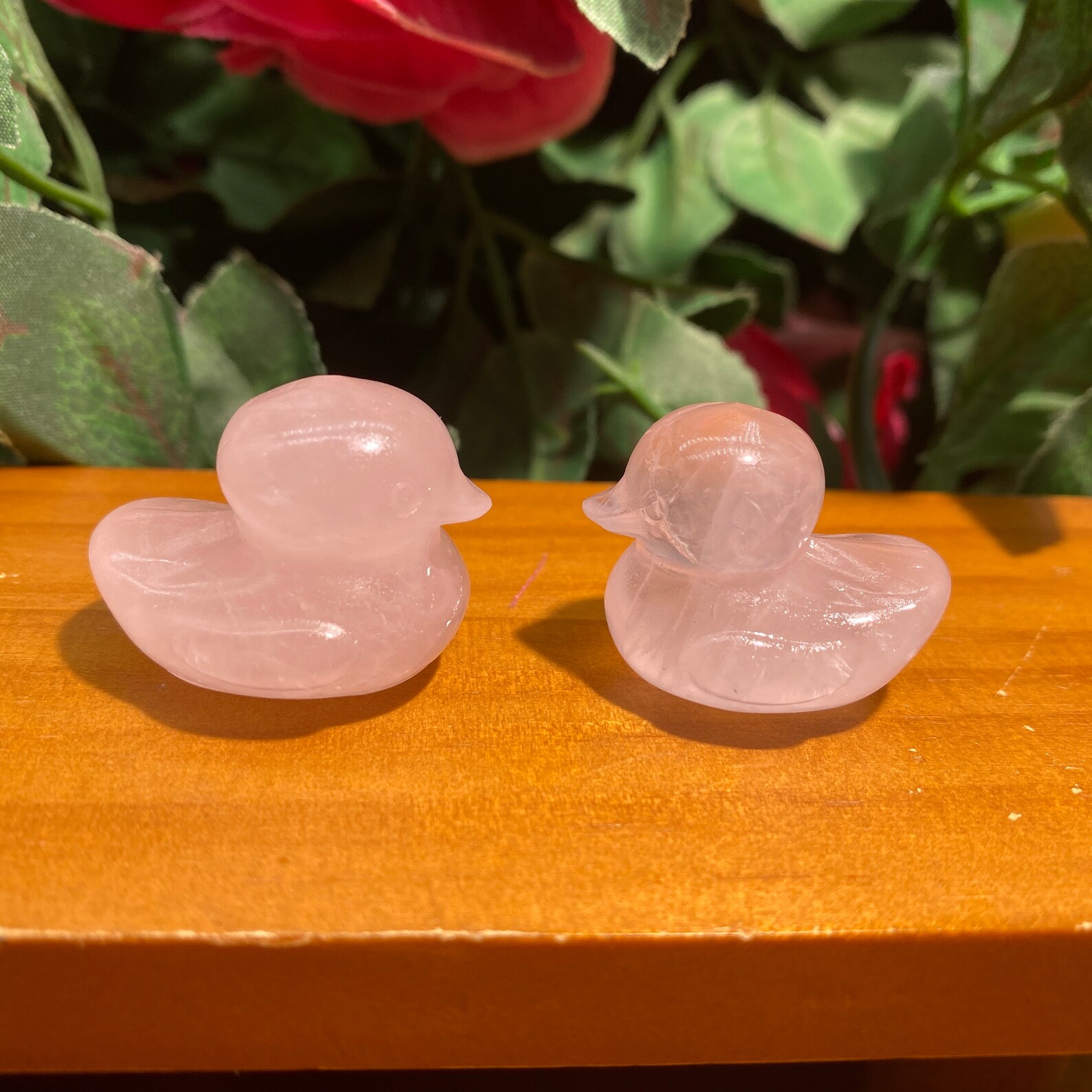 Mini Crystal Duck Hand Carved Gemstone Duck Decor Crystal Etsy