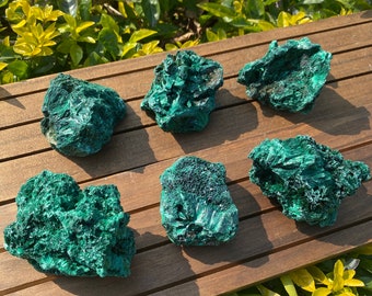 Natural Malachite Raw Crystal, Velvet Raw Malachite Stone, Fibrous Malachite Freeform, Malachite Specimen, Rough Malachite Stone