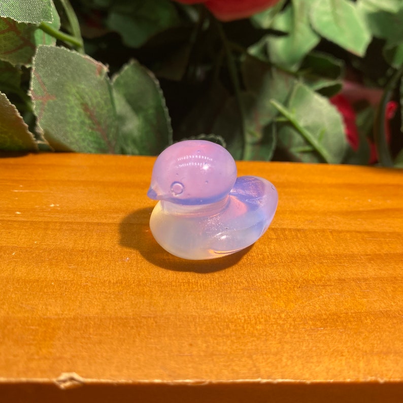 Mini Crystal Duck Hand Carved Gemstone Duck Decor Crystal Etsy