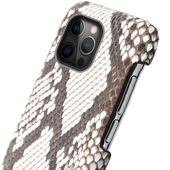 Necklace Case for iPhone 15 Pro Max in Genuine Python