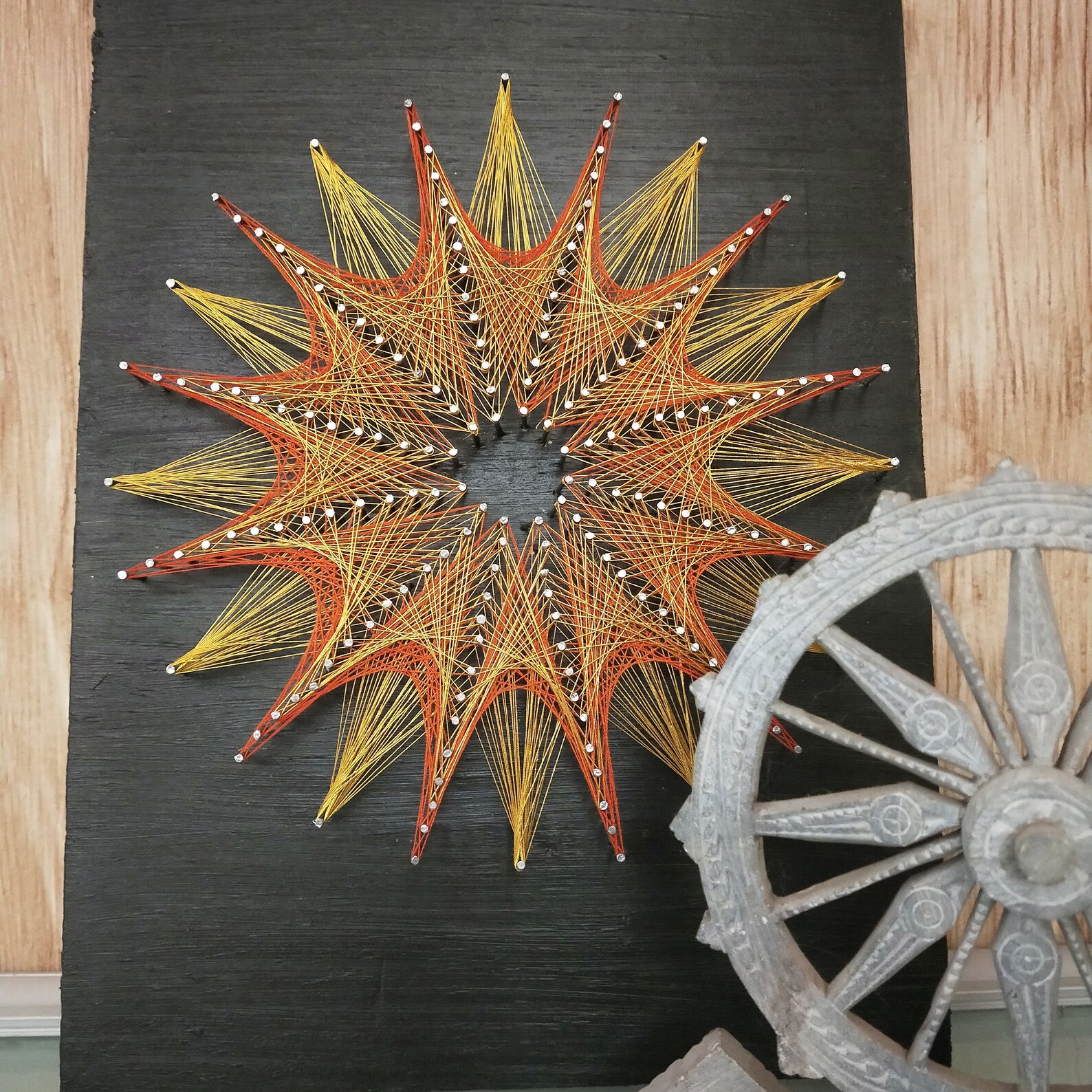 Digital String Art Mandala Template A4 Size DIY Adult Etsy