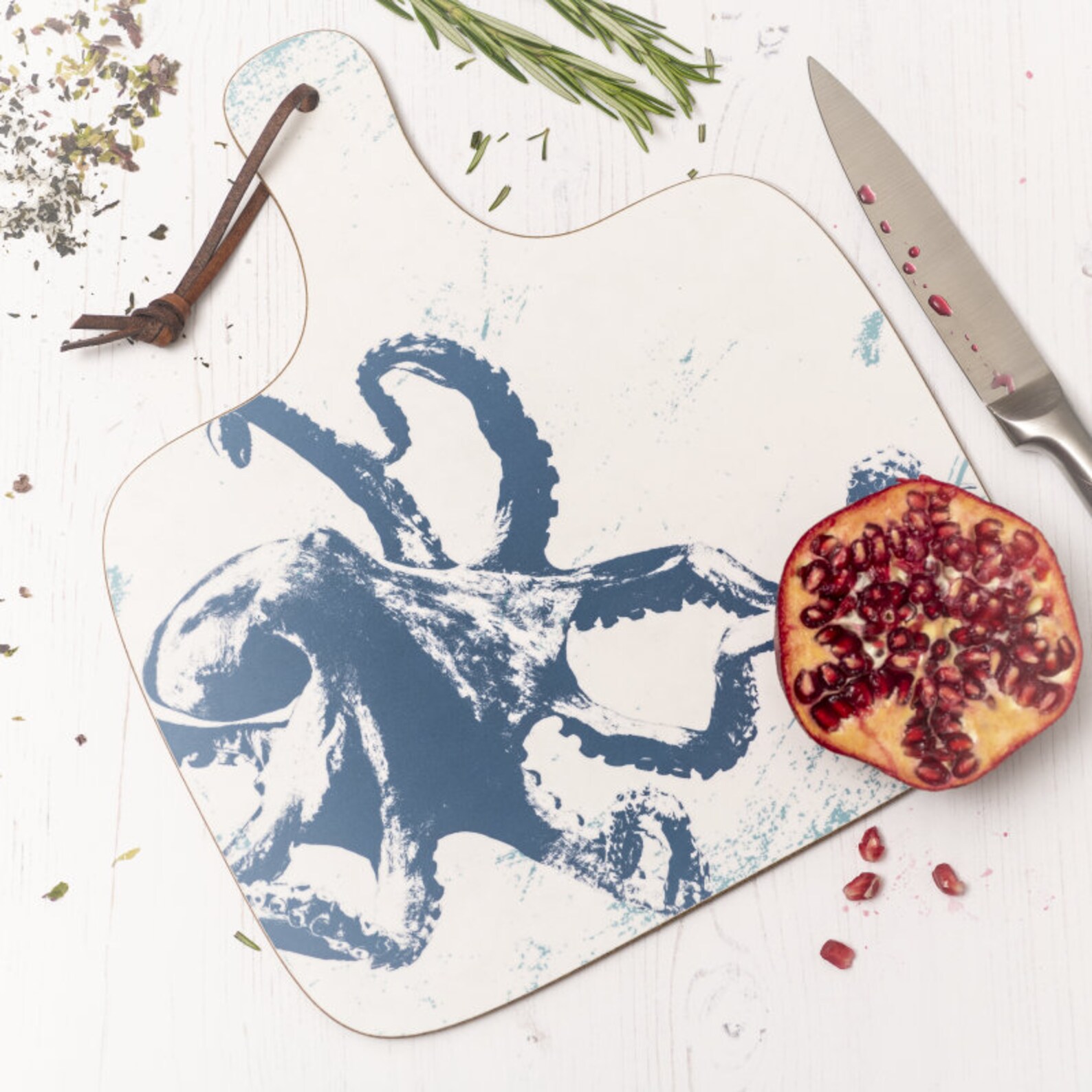 Octopus Design Melamine Chopping Board Cheese Board Etsy