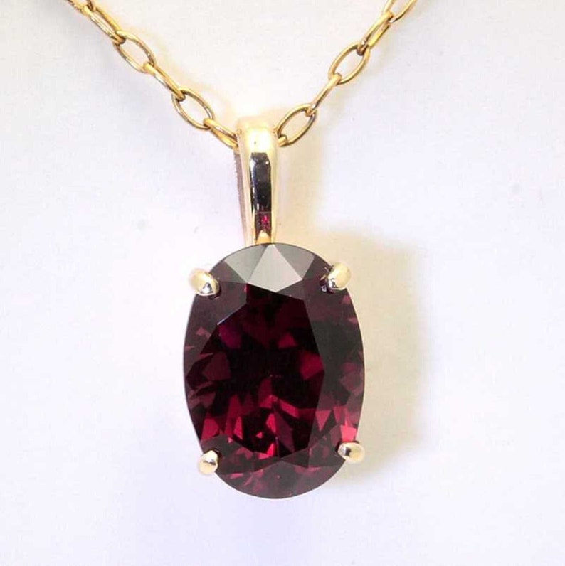 Birthstone Jewelry Natural Certified Garnet Gemstone Astrology Copper Pendant with Mantra Birthstone Pendant Hessonite Garnet Pendant