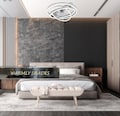 Ceiling Fan with Lights, 24" Low Profile Chandelier, Dimmable 3 Color Light Fandelier with Remote, for Bedroom, Office, Kitchen, Dining Room