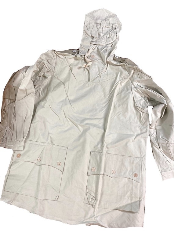 Swedish army original 1940s WW2 snow anorak vintag