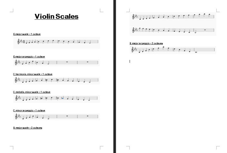 Believer Violin Sheet Music Free Violin Scales Sheet Music Etsy