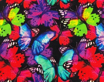 Butterfly Wings Colorful Pretty Scrub Cap:  Scrub Cap for Women or Men, Surgical Medical Scrub Hat, Bouffant, Ponytail, Mens, Unisex, Euro