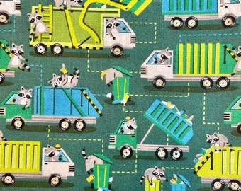 Raccoon Funny Trash Truck Recycle Trash Panda Scrub Cap: Women or Men, Surgical Scrub Hat, Bouffant, Ponytail, Mens, Unisex, Euro