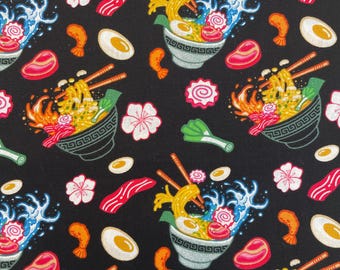 Asian Noodle Bowl Scrub Cap: Scrub Cap for Women or Men, Surgical Medical Scrub Hat, Bouffant, Ponytail, Mens, Unisex, Euro