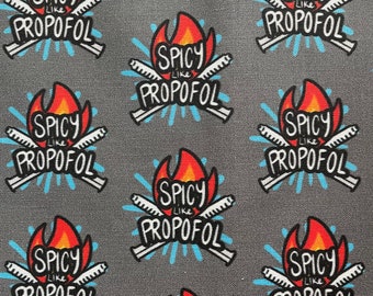 Funny Spicy Propofol Anesthesia Scrub Cap: Scrub Cap for Women or Men, Surgical Medical Scrub Hat, Bouffant, Ponytail, Mens, Unisex, Euro