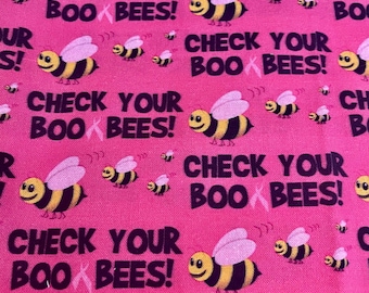 Funny Boobs Boobies Breast Cancer Scrub Cap: Scrub Cap for Women or Men, Surgical Medical Scrub Hat, Bouffant, Ponytail, Mens, Unisex, Euro