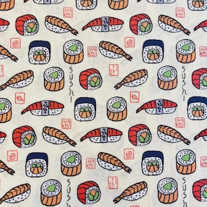 Sushi Roll Sashimi Shrimp Food Scrub Cap:  Scrub Cap for Women or Men, Surgical Medical Scrub Hat, Bouffant, Ponytail, Mens, Unisex, Euro